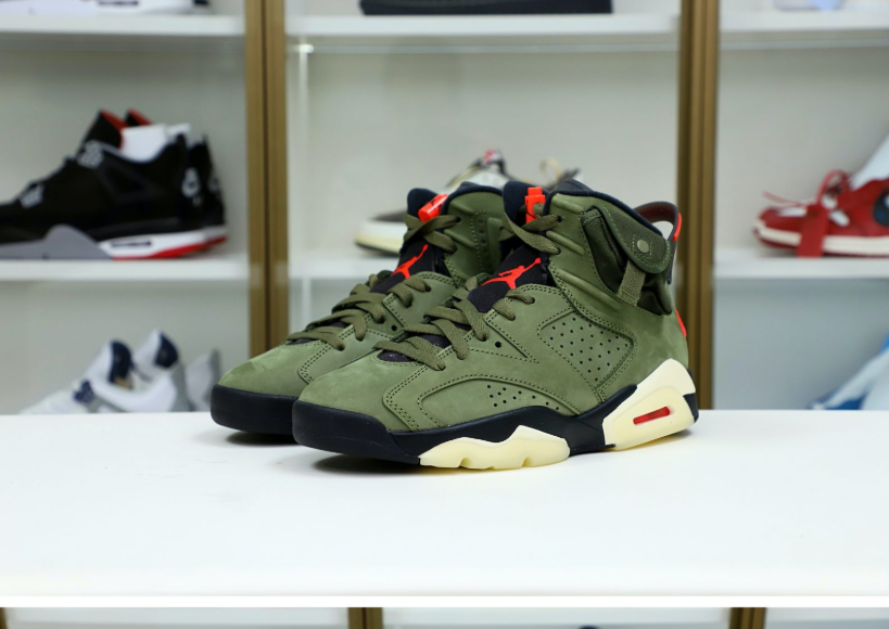 TRAVIS SCOTT X AIR JORDAN 6 RETRO 'OLIVE'