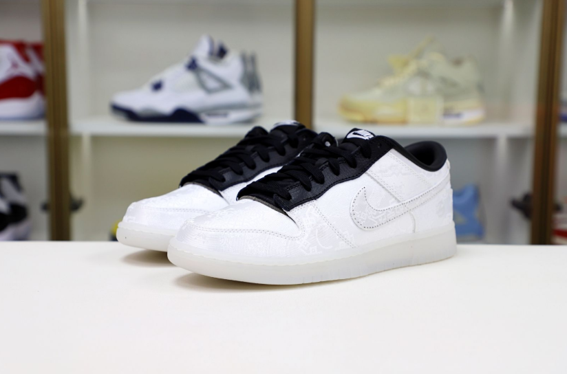 Nike Dunk Low x Fragment Design x CLOT