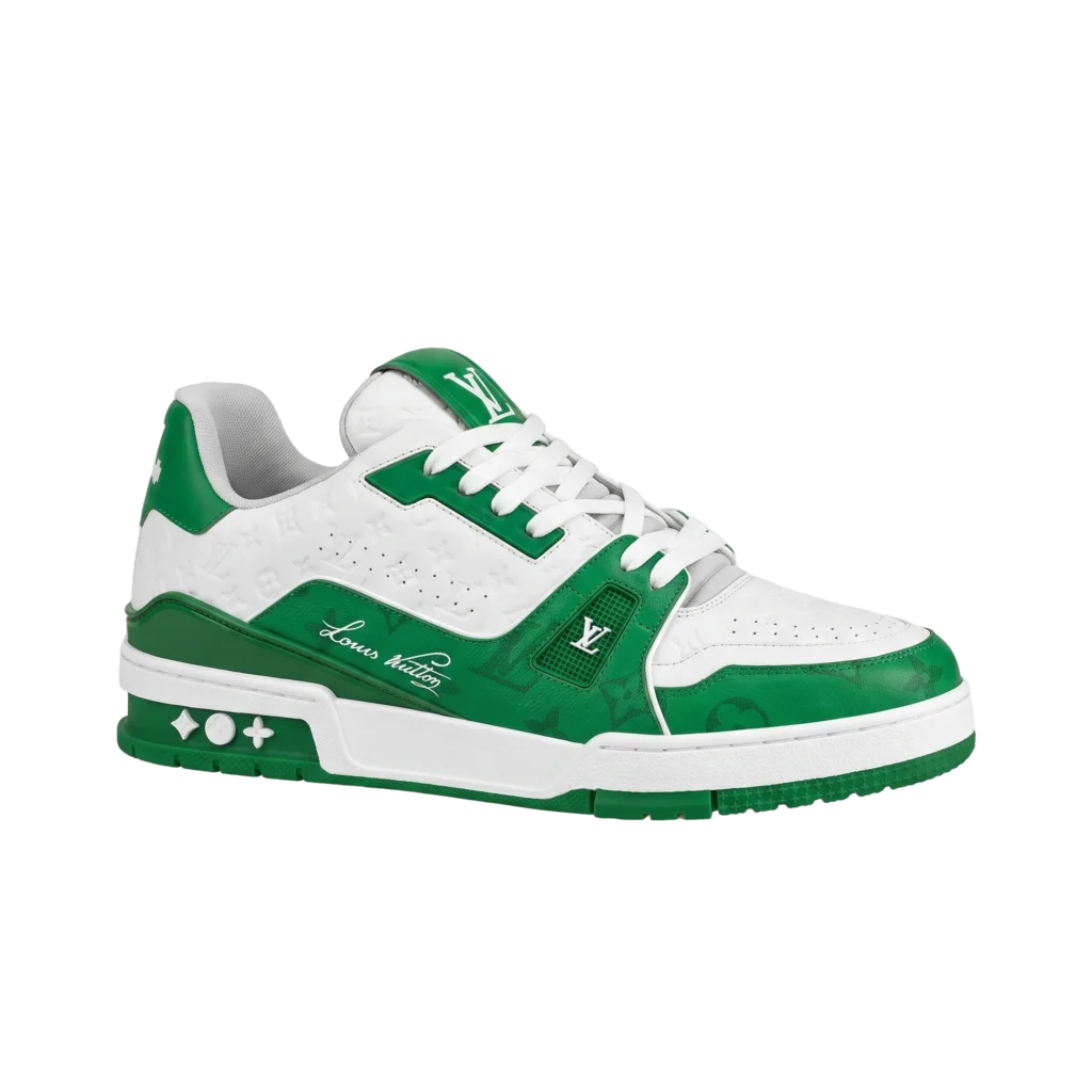 Louis Vuitton Trainer #54 Signature Green White