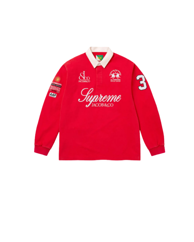 Supreme La Martina Rugby Red Jersey