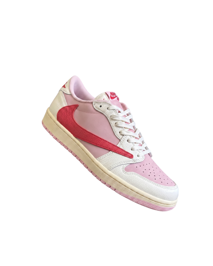 Travis Scott x Jordan 1 Retro Low Sail Tropical Pink